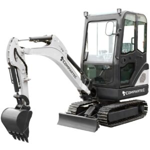 Mini-pelle "Bobmaster Premium" - Diesel, 1200 kg avec bras articulé + commande par joystick